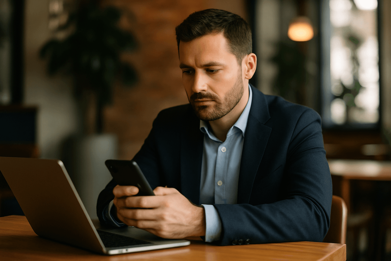 Professional photograph illustrating SMS marketing DTC — cover image for "SMS Marketing for DTC Brands: How to Drive Revenue Without Annoying Your Customers" on Intentionally Creative