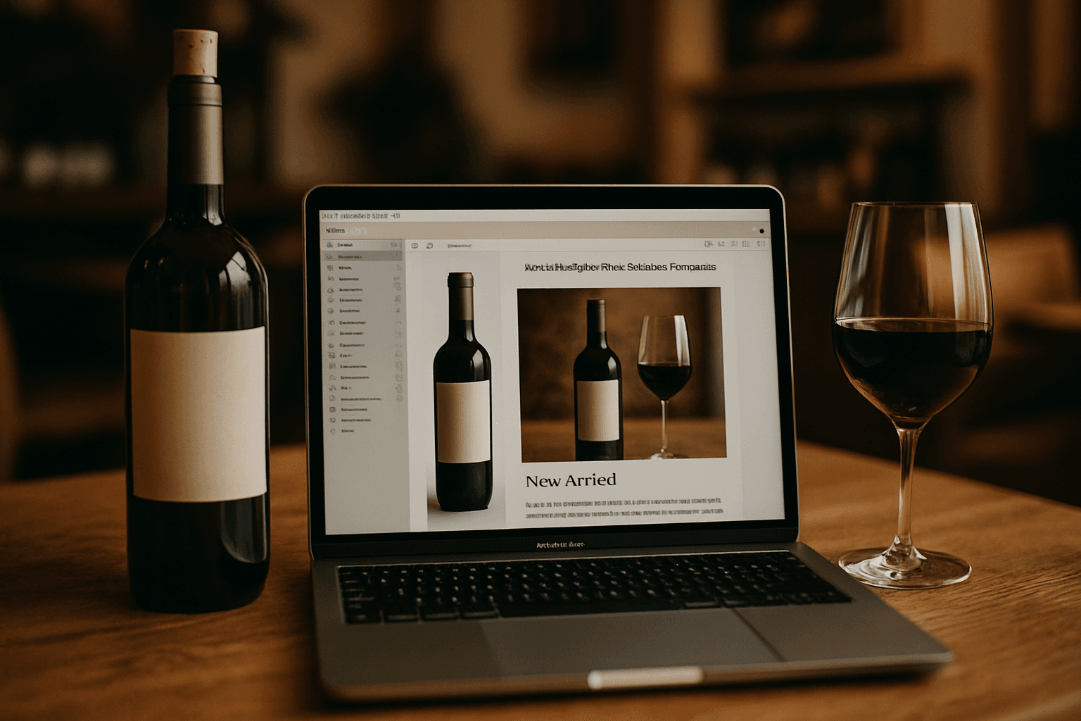 Professional photograph illustrating DTC wine email marketing — cover image for "AI Is Now Fingerprinting Flavor Compounds in Wine—Here's What That Means for DTC Product Storytelling in Email" on Intentionally Creative
