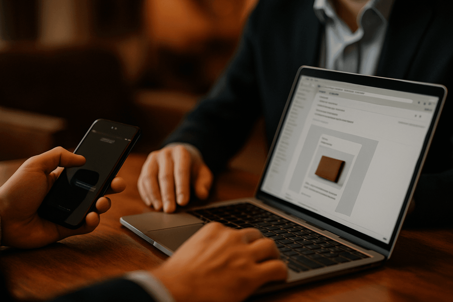 Professional photograph illustrating SMS flash sales vs email product launches — cover image for "SMS Flash Sales vs. Email Product Launches: When to Use Each Channel for Maximum Revenue" on Intentionally Creative