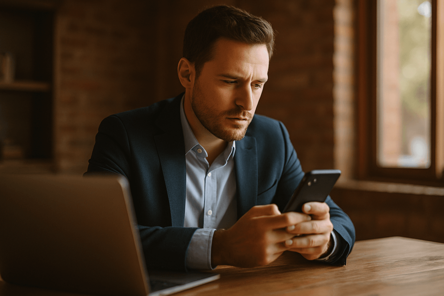 Professional photograph illustrating Klaviyo SMS marketing — cover image for "The SMS Revenue Architecture: How DTC Brands Can Build a Profitable Klaviyo SMS Program That Doesn't Feel Like a Spammy Broadcast Channel" on Loyal Send