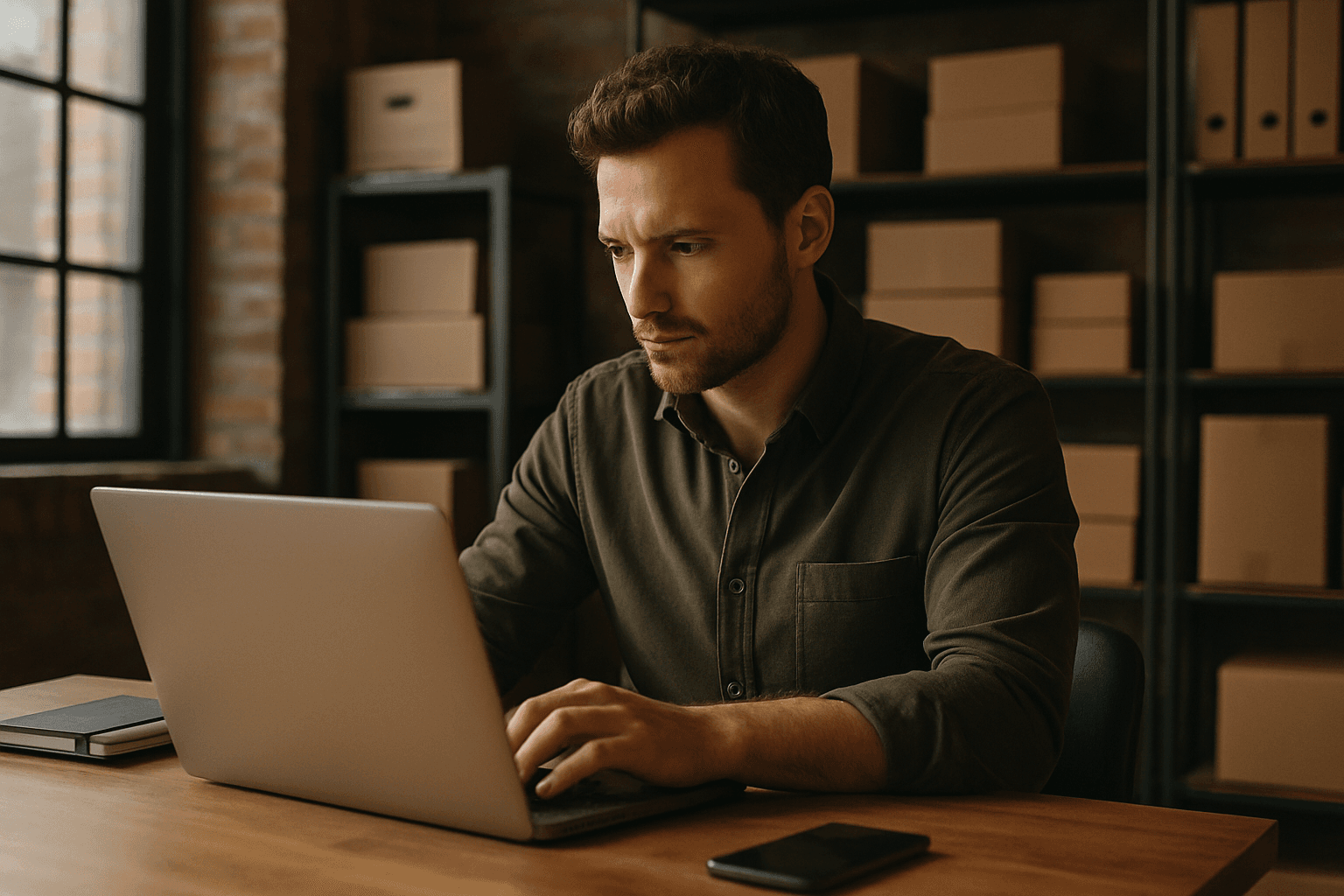 Professional photograph illustrating DTC backend optimization — cover image for "The Backend Margin Multiplier: How DTC Brands Can Generate $124K+ in Automated Revenue Without Touching Ad Spend" on Loyal Send