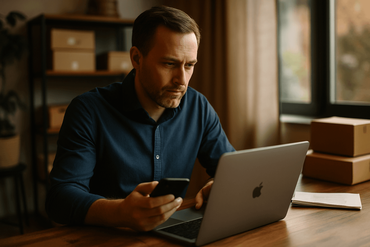 Professional photograph illustrating post-purchase email flows DTC brands — cover image for "12 Post-Purchase Email Gaps Costing DTC Brands $50K+/Month Thousands in Missed Repeat Revenue" on Loyal Send